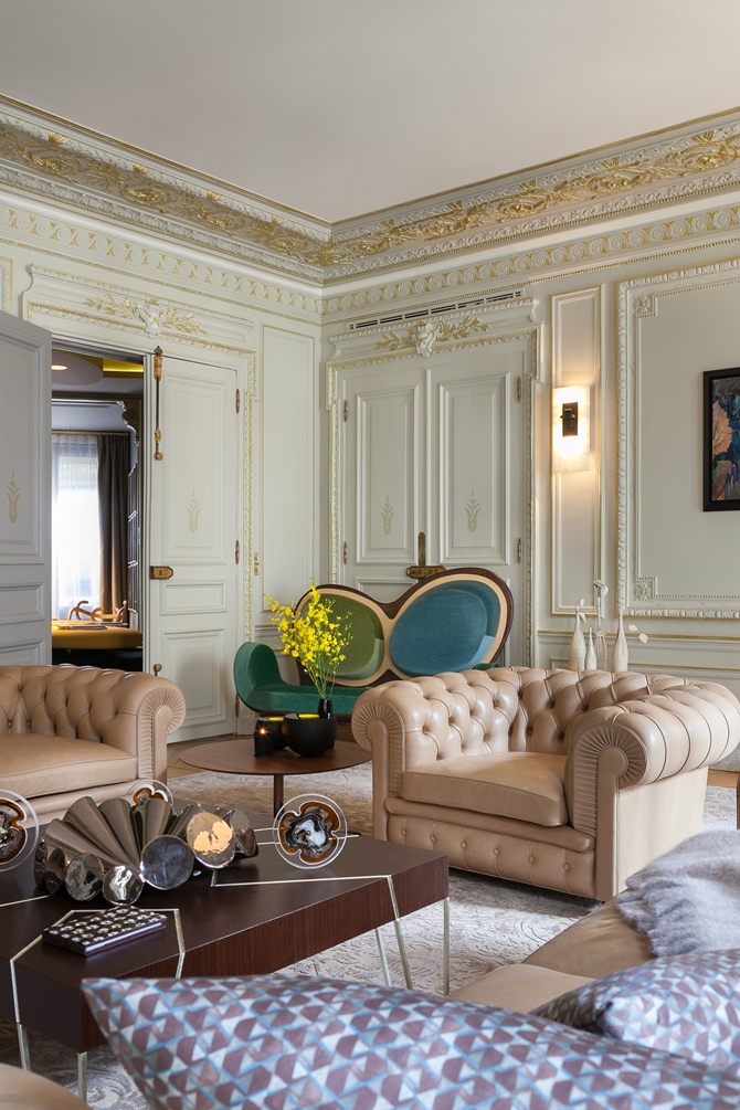 George V Apartment by Gérard Faivre - Tempo da Delicadeza