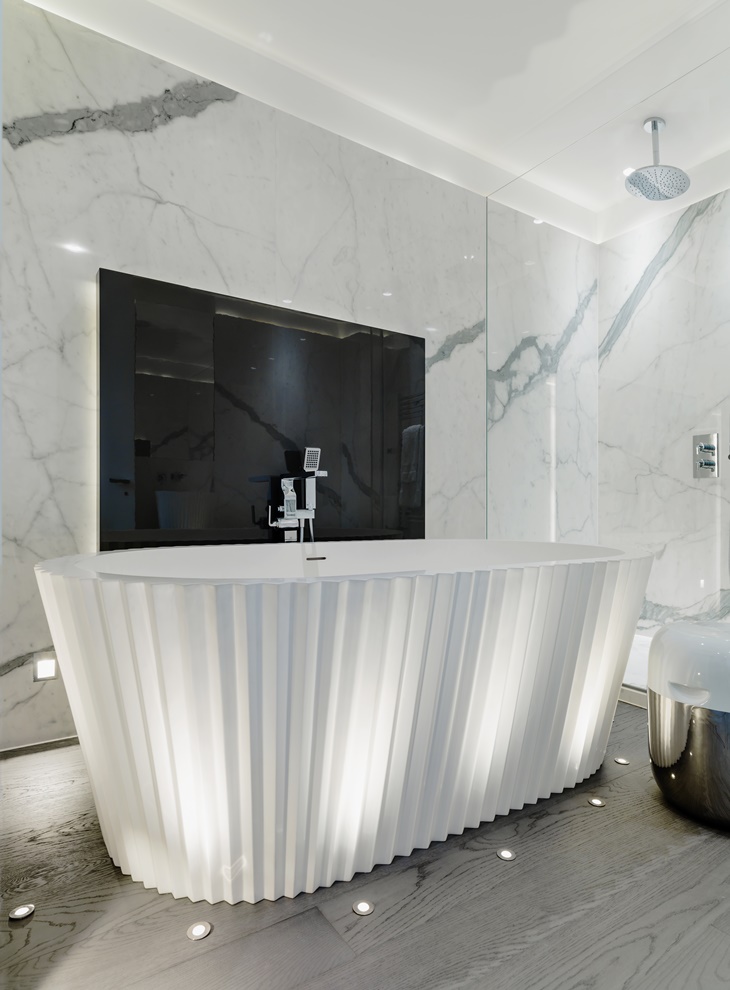 Banheiro em Mármore Carrara