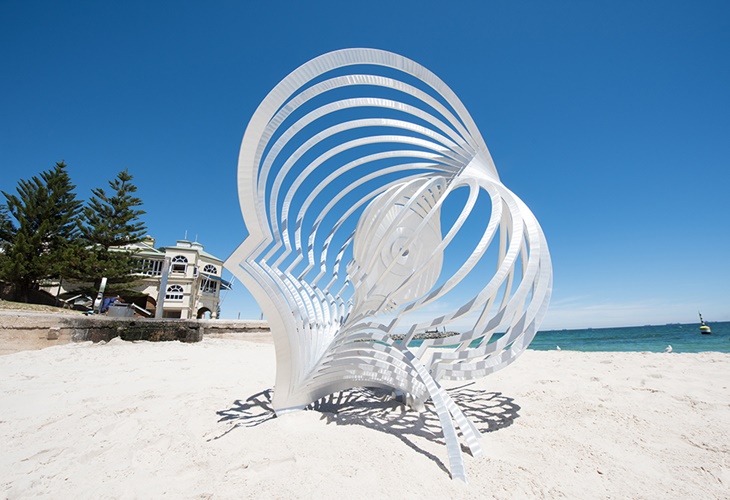 Anne Neil, Murmur, Sculpture by the Sea, Cottesloe 2017. Photo Stellar Fraser